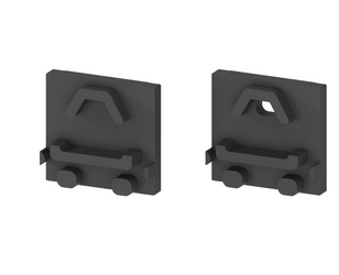 Komplet zaślepek bocznych czarnych P5-4 do osłonki C13 (2 szt bez otworu) (nr kat 770541303)