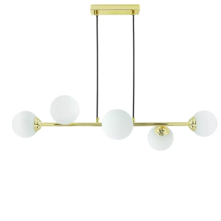 Lampa wisząca 6xE27 PALLE Gold