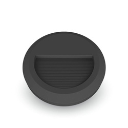 Oprawa Schodowa 2W LED V-TAC Czarna Okrągła 230V IP65 VT-1142 4000K 60lm