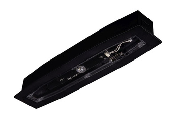 Oprawa sieciowo-awaryjna podtynkowa SUPREMA SC 250 M 3H CT IP54 PT [BLK] / soczewka korytarzowa / 94735