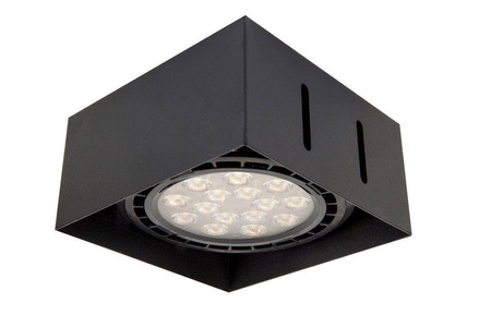 Oprawa OZZO p/t QBOX1 BL AR111 GU10 bezramkowa czarna