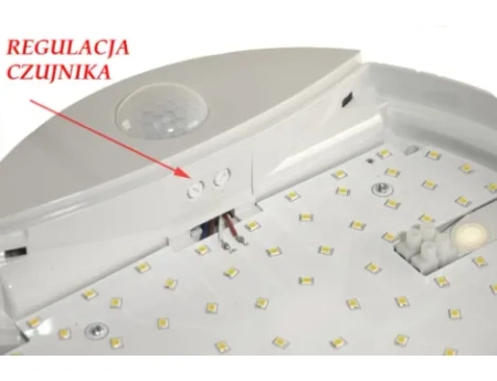 Plafon led Tudur 15W 4000K z czujnikiem ruchu PIR IP44