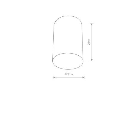 Nowodvorski Lampa punktowa natynkowa biała POINT PLEXI L 