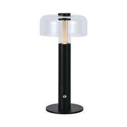 Lampka Biurkowa Nocna V-TAC 1W LED 30cm Ładowanie USB Ściemnianie Czarna VT-1049 3000K 100lm