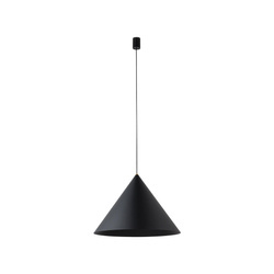 Nowodvorski Lampa wisząca czarna metalowa ZENITH L