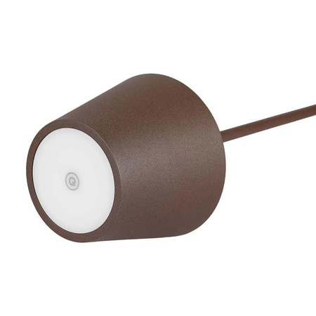 Lampka Biurkowa Nocna V-TAC 1,5W LED Ładowanie Ściemnianie IP54 Brąz