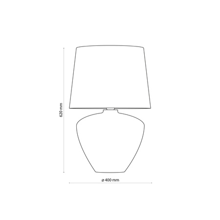 Lampka nocna FIORD Black 1xE27