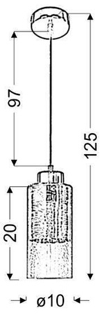 Lampa wisząca FAIRY PINK 3xE27 60W