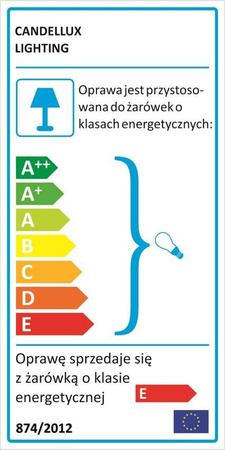 Lampa ogrodowa wisząca CIRCULO 1xE27