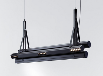 Kluś Lampa wisząca LED Tulip TU BUNCH ZW L=1131mm, DOT/Blenda, 43W, 3000K, DALI, CZARNY