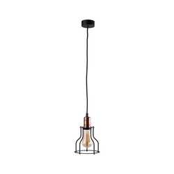Nowodvorski Lampa wisząca czarna miedź WORKSHOP B