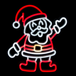 Dekoracja świetlna świąteczna Neon LED Mikołaj 40 x 43.5cm