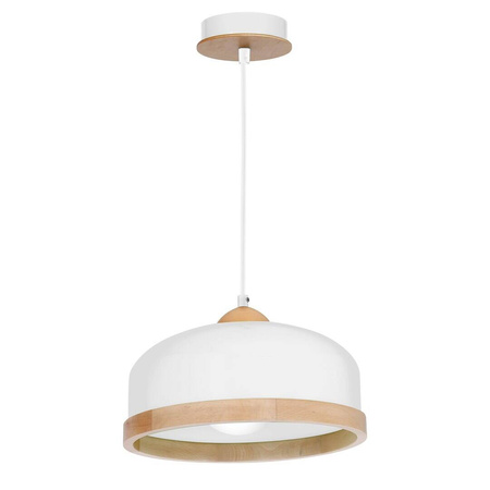 Lampa wisząca STUDIO WHITE 1xE27 biała