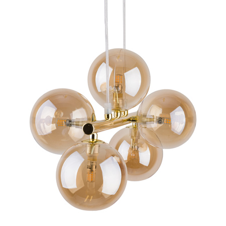 Lampa wisząca ESTERA Gold 5xG9