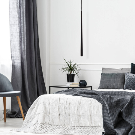 Lampa wisząca PIANO Black 1xG9