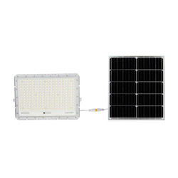 Projektor LED Solarny V-TAC 30W Pilot, AUTO, Timer, IP65 Biały VT-240W-W 4000K 2600lm