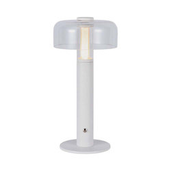 Lampka Biurkowa Nocna V-TAC 1W LED 30cm Ładowanie USB Ściemnianie Biała VT-1049 3000K 100lm