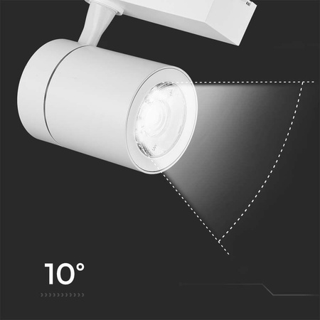 Oprawa Szynosystem 3F V-TAC 35W 10st Biała VT-4536 3000K 3000lm