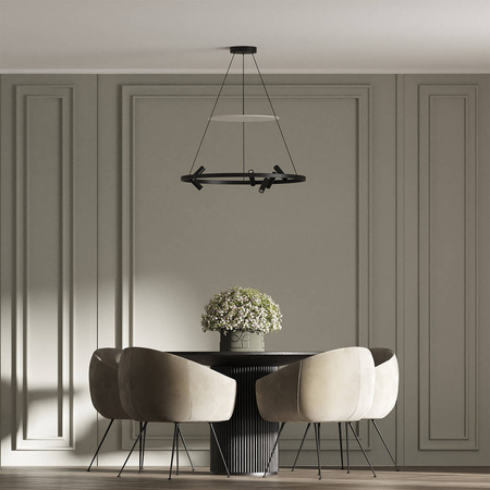 Light prestige Almeria lampa wisząca czarna LP-907/1P BK