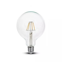 Żarówka LED V-TAC 6W Filament E27 Kula Glob G95 VT-1993 3000K 600lm