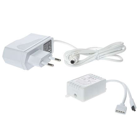 Zastaw taśma LED RGB 5m ze sterownikiem i pilotem