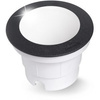 Oprawa najazdowa Led 7W czarna 160mm 4000K GX53 IP66