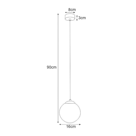 Lampa wisząca K-4921 z serii SAVOY