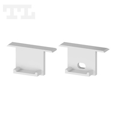 Komplet zaślepek bocznych szarych P18-2 do osłonki C13 (1 szt. z otworem, 1 szt bez otworu) (nr kat 7718201)