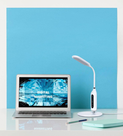 Lampka biurkowa K-BL1072 BIAŁY z serii MIDA