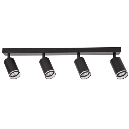 Lampa ścienno-sufitowa PARIS 4 GU10 Czarna
