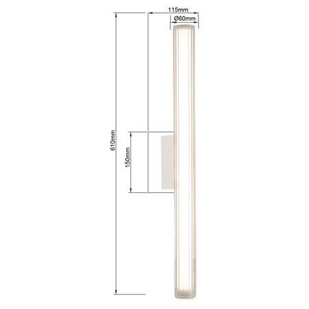 Kinkiet Linea LED CCT IP44 biały LP-0510/1W-61 WH