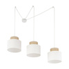 Lampa wisząca Duo White Juta 3xE27