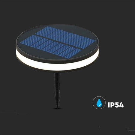 Oprawa Gruntowa Ogrodowa Wbijana Solarna 2W LED V-TAC IP44 VT-1146 3000K 90lm 3 Lata Gwarancji