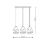 Melt 3 lampa wisząca LP-126/3L