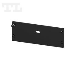 Zaślepka aluminiowa czarna P27-2, P27-3, P27-7, GK27-7  z otworem (wkręty w komplecie) (nr kat 7727215)