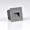 Oprawa schodowa podtynkowa LED 3W IP44 4000K kwadratowa szara