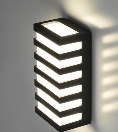 Kinkiet ogrodowy LED 10W oprawa elewacyjna Entara 4000K IP54 czarny