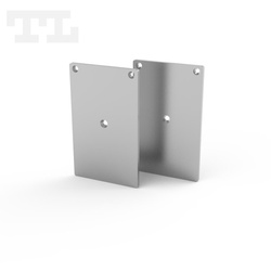 LED Profil LINE komplet zaślepek bocznych (aluminium surowe) + komplet wkrętów (nr kat 771301)
