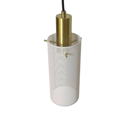 Lampa wisząca Tirana 1xE27 biała LP-945/1P WH