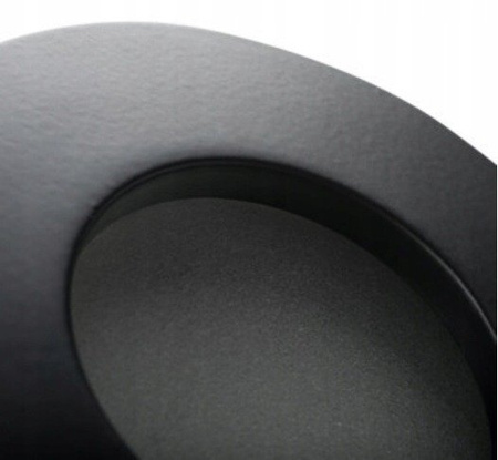 Oprawa hermetyczna punktowa IP44 czarna okrągła