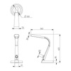 Lampka biurkowa K-BL1063 CZARNY z serii BERKANE