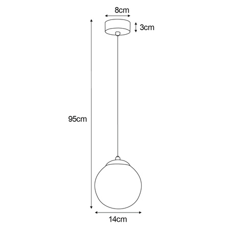 Lampa wisząca K-5410 z serii GRAND