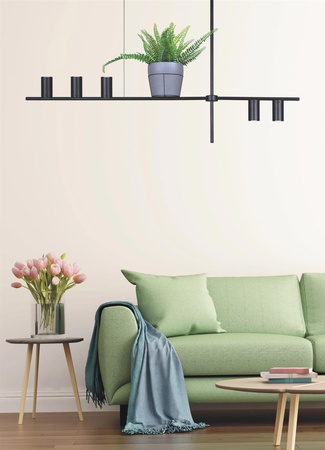 Designerska lampa wisząca z kwietnikiem, nad stół K-4756 z serii ROCCO