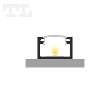 LED P4-2 Profil 3000 mm biały lakierowany (nr kat 864216)