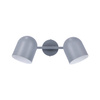 Lampa ścienna listwa 2X40W E27 szary mat AZURO 92-63212