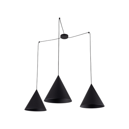 Lampa wisząca CONO Black 3xE27
