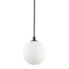 Tk Lighting TRACER BLACK WHITE GLASS lampa wisząca 1xG9