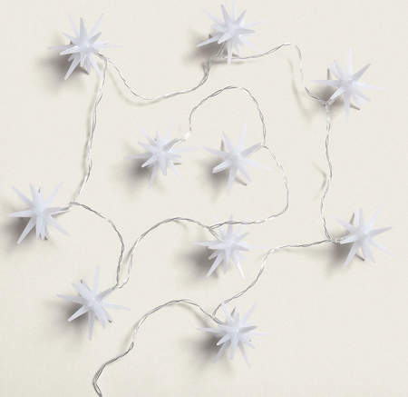 Girlanda świąteczna Gwiazdy Led na baterie 1,4m