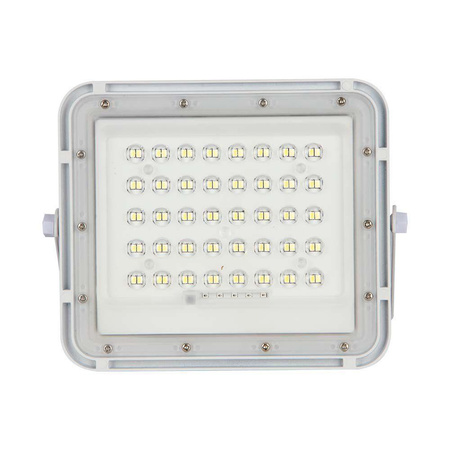 Projektor LED Solarny V-TAC 6W Pilot, AUTO, Timer, IP65 Biały VT-40W-W 4000K 400lm