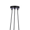 Trio lampa wisząca e27 klosz złoty 33-11961